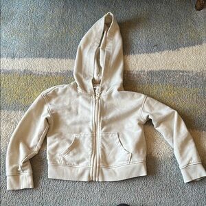 Cat & Jack Cream Zip-Up Hoodie
